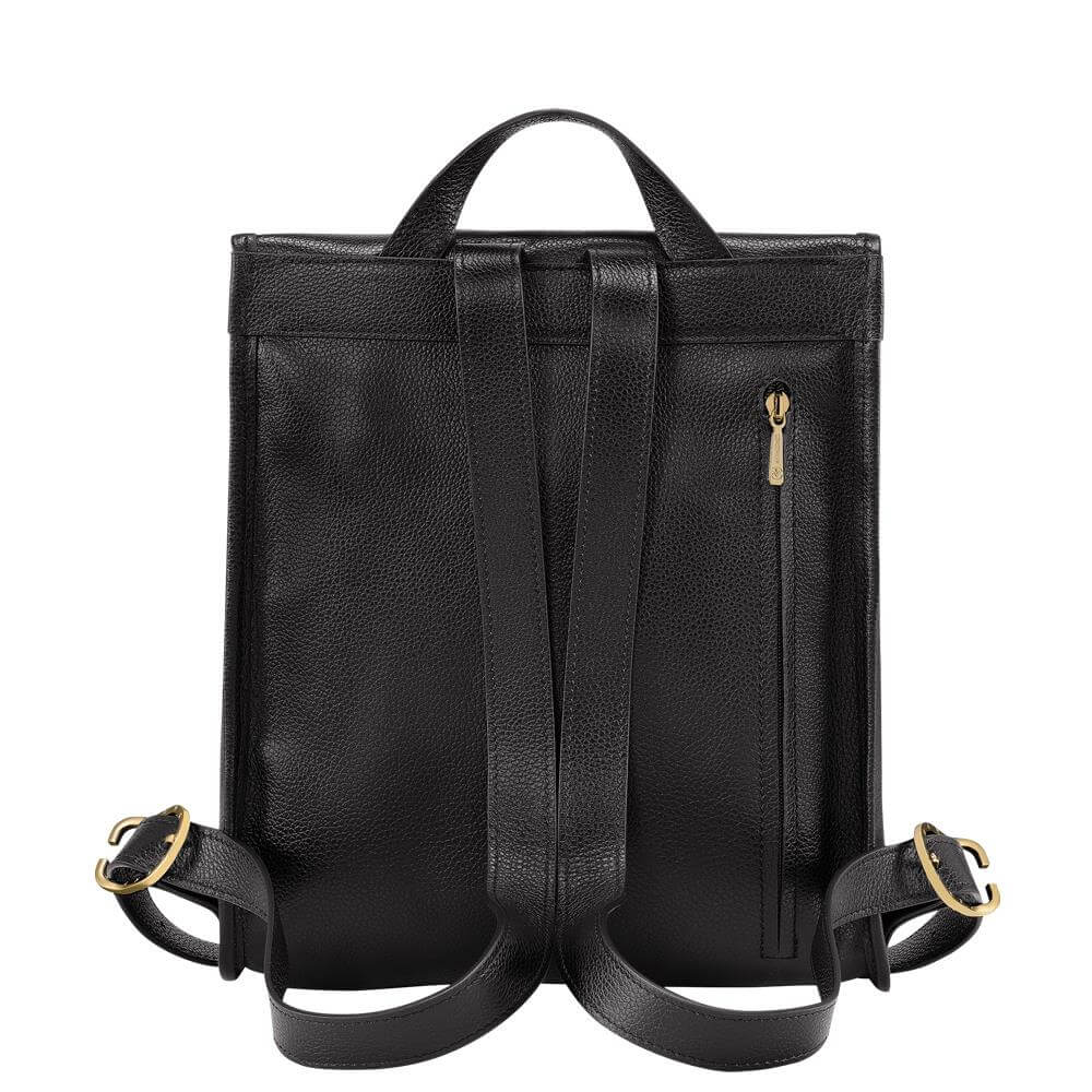 Longchamp small leather backpack online